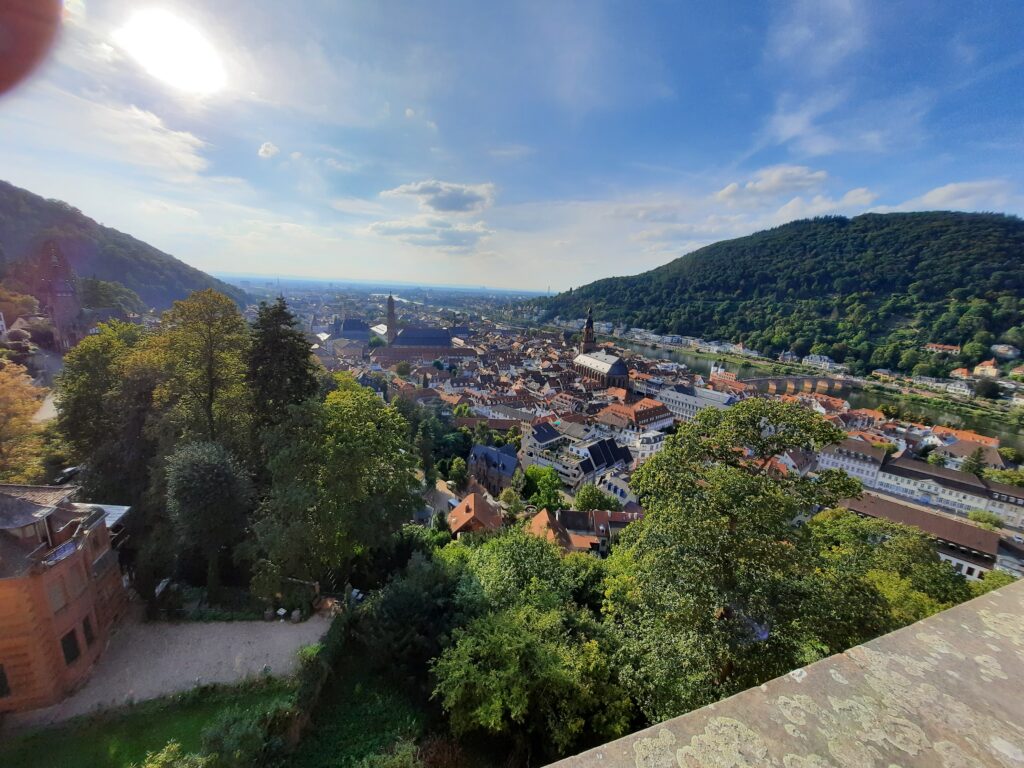 Heidelberg, Blick vom Schloss